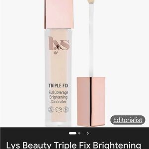 LYS Beauty Triple Fix Full Coverage Concealer - Cream